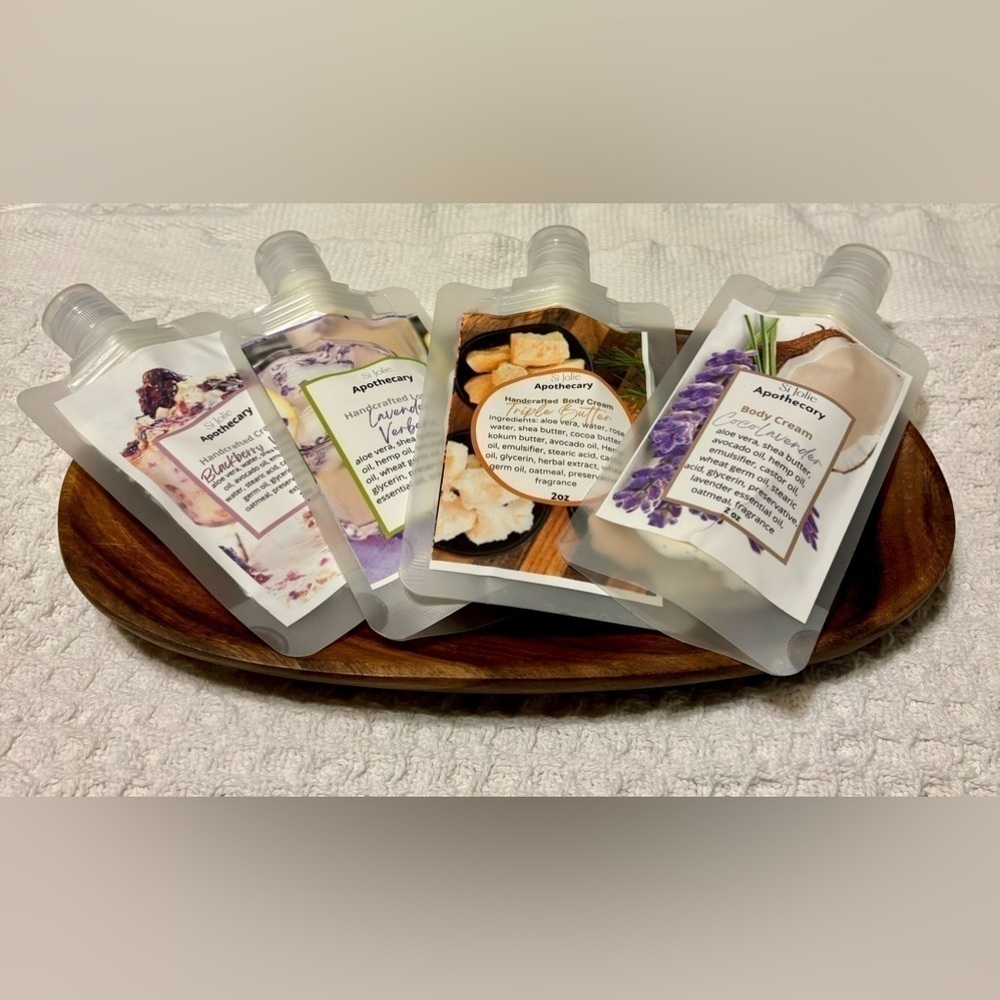 Set of 3 Hand Crafted Vegan Body Lotions in Perfect Travel Size- NEW PACKAGING - Picture 3 of 4